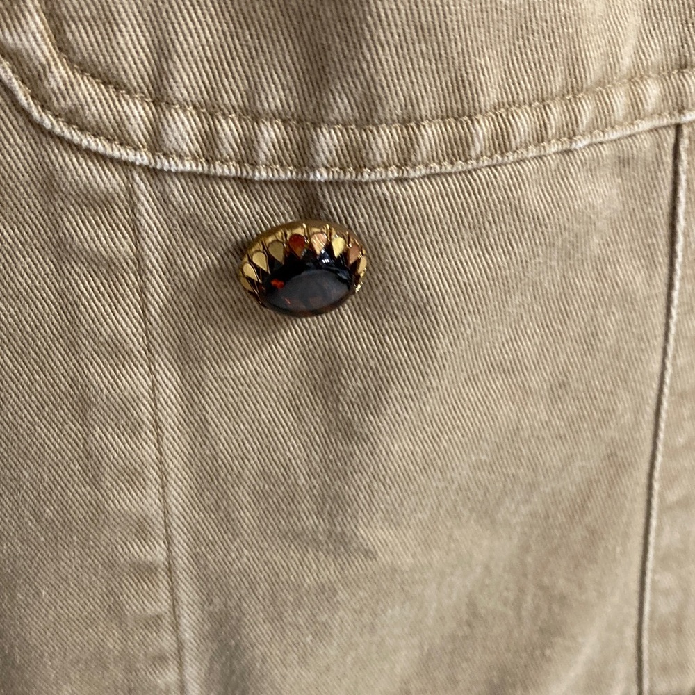 Ralph Lauren Tan Military Style Jacket - Picture 4 of 10